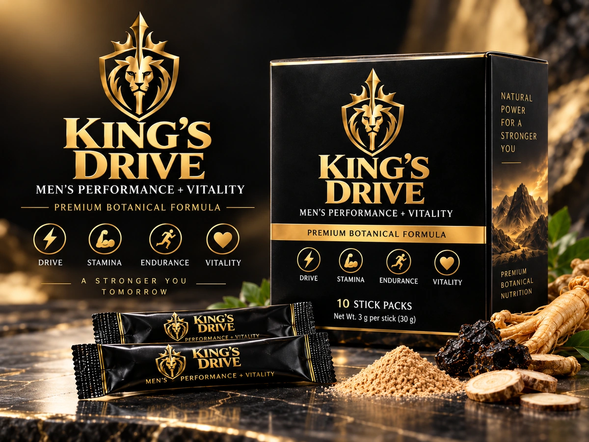 King’s Drive Men’s Performance Powder Stick Packs private label dietary supplement OEM ODM - MITEYO
