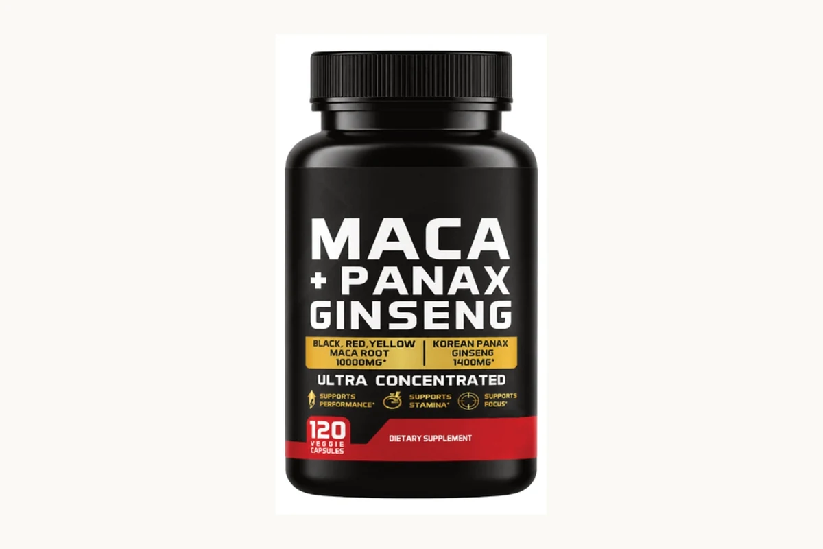 Maca + Panax Ginseng Capsules private label dietary supplement OEM ODM - MITEYO