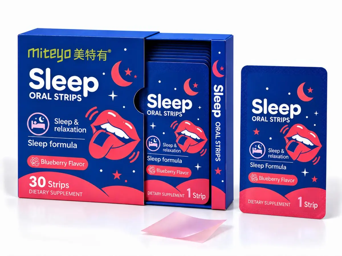 Official MITEYO Sleep Oral Strips packaging